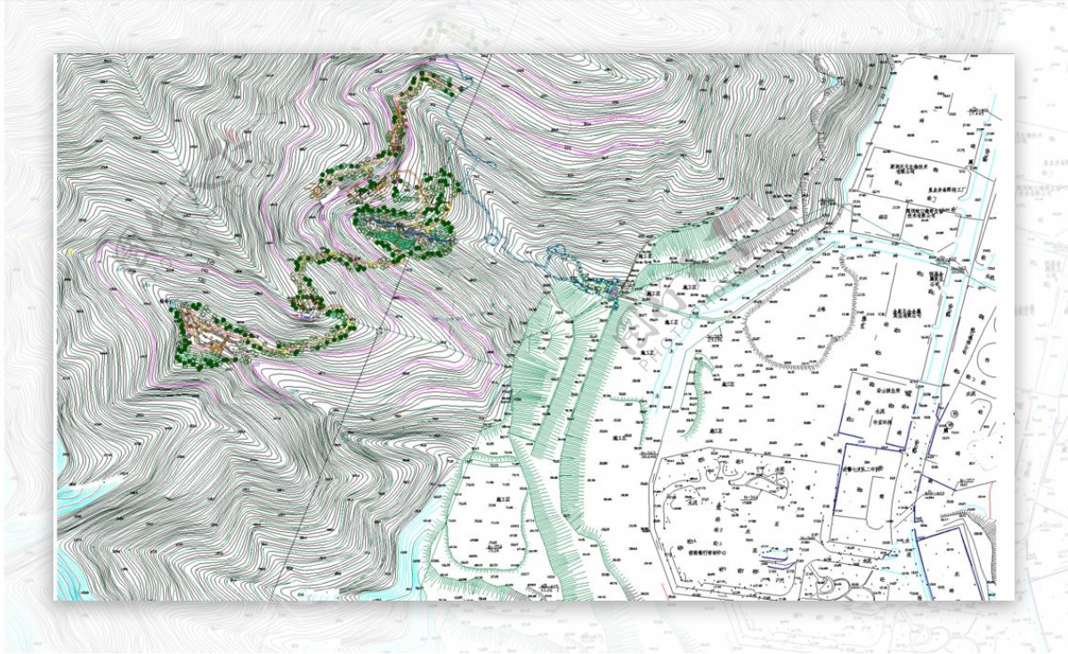 公园景观湿地景观设计总平面图片