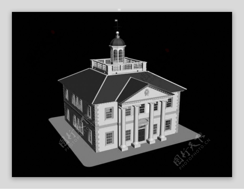 洋房别墅模型图