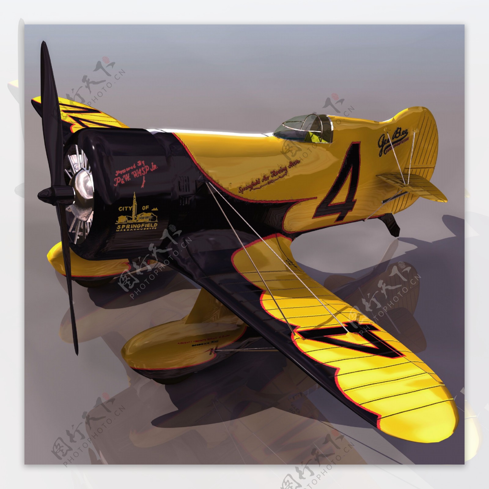 GEEBEE飞机模型035