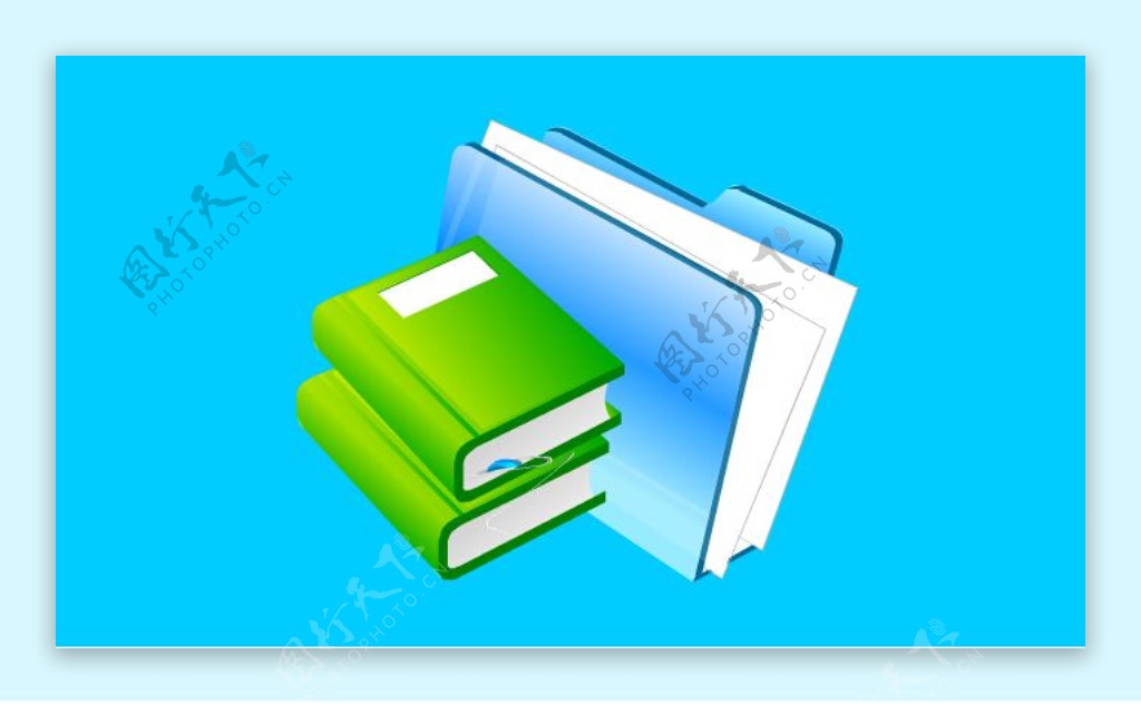 文件夹和书籍flash动画