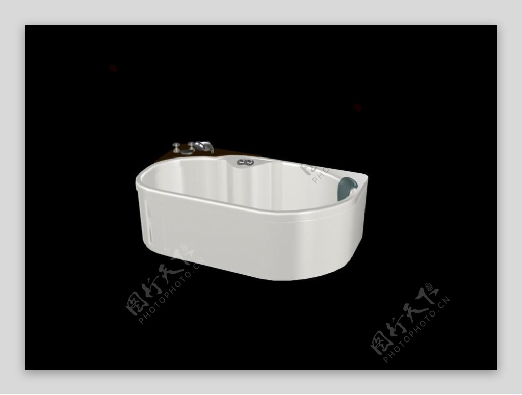 3DMAX大气时尚浴缸模型