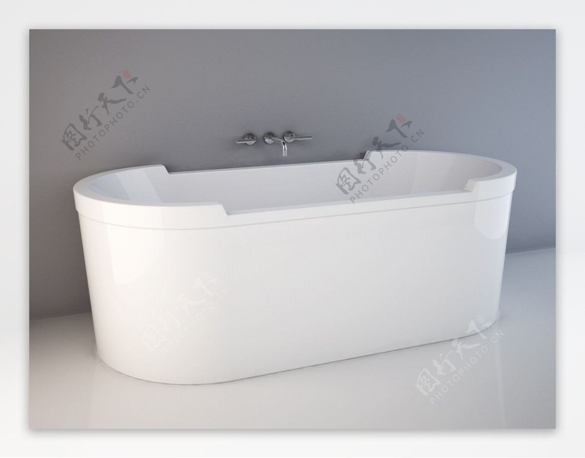 极致简约的浴缸设计