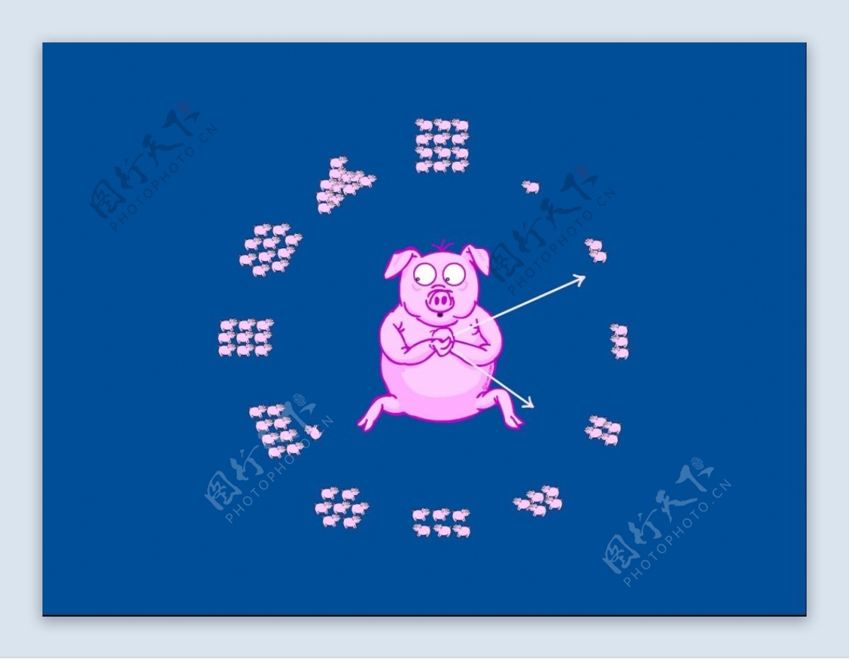 猪时钟flash动画