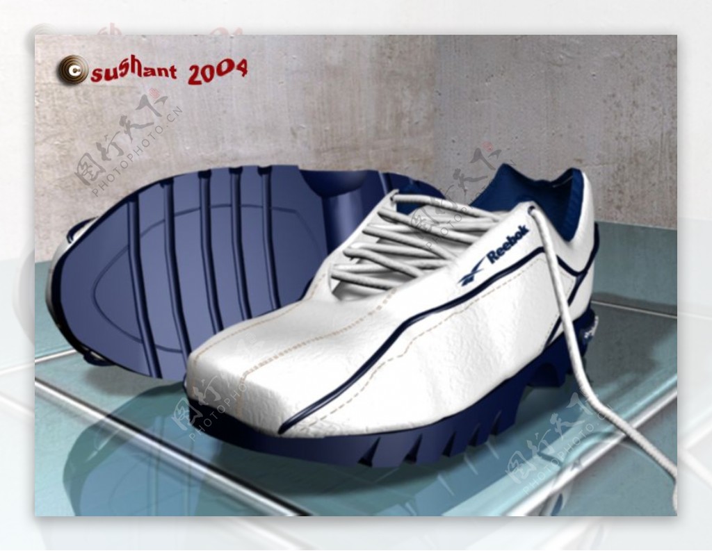 鞋子3d模型下载装饰品设计素材18