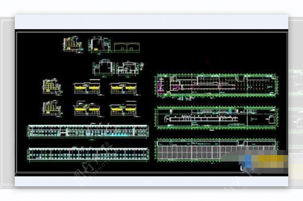 某现代化工厂建筑详细的cad设计图