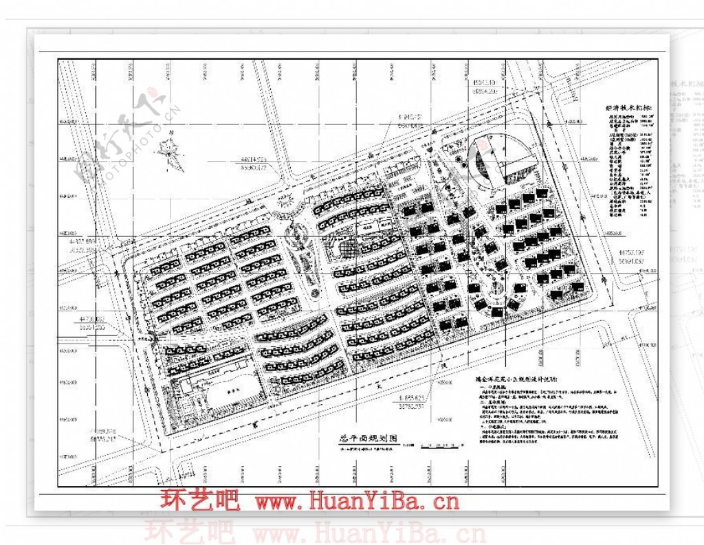 小区规划设计CAD图库