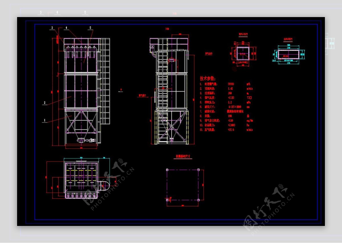 3万布袋除尘器总图