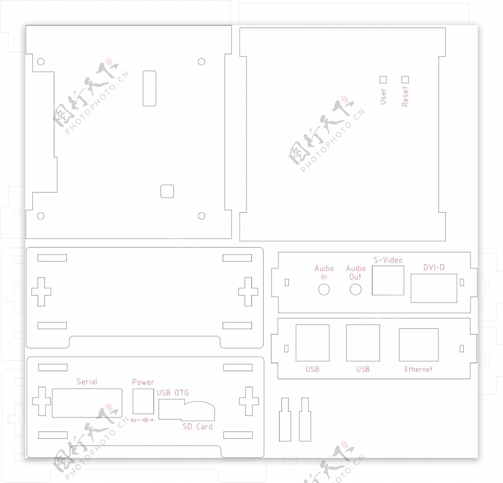 beagleboardXM外壳