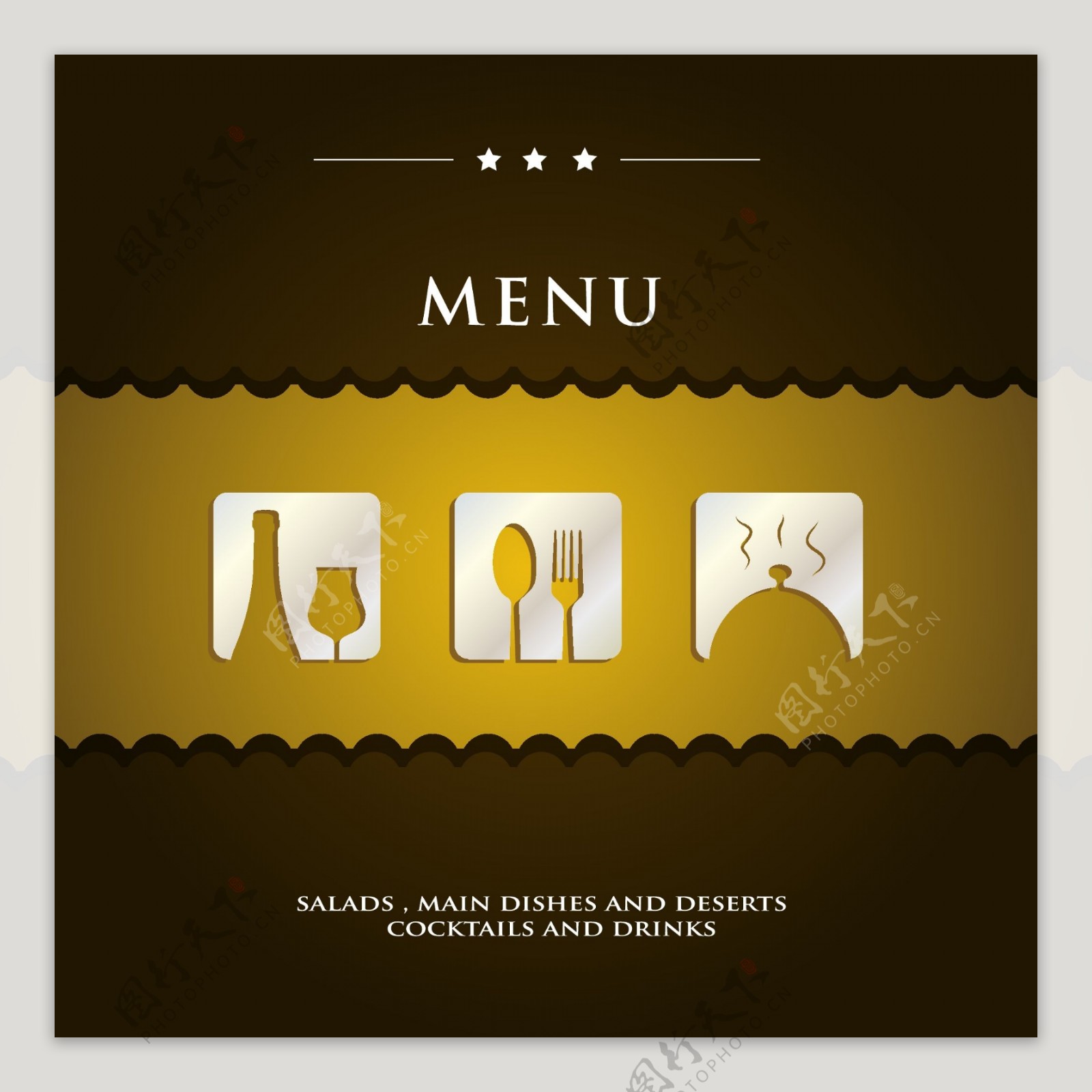 餐厅系列卡片设计