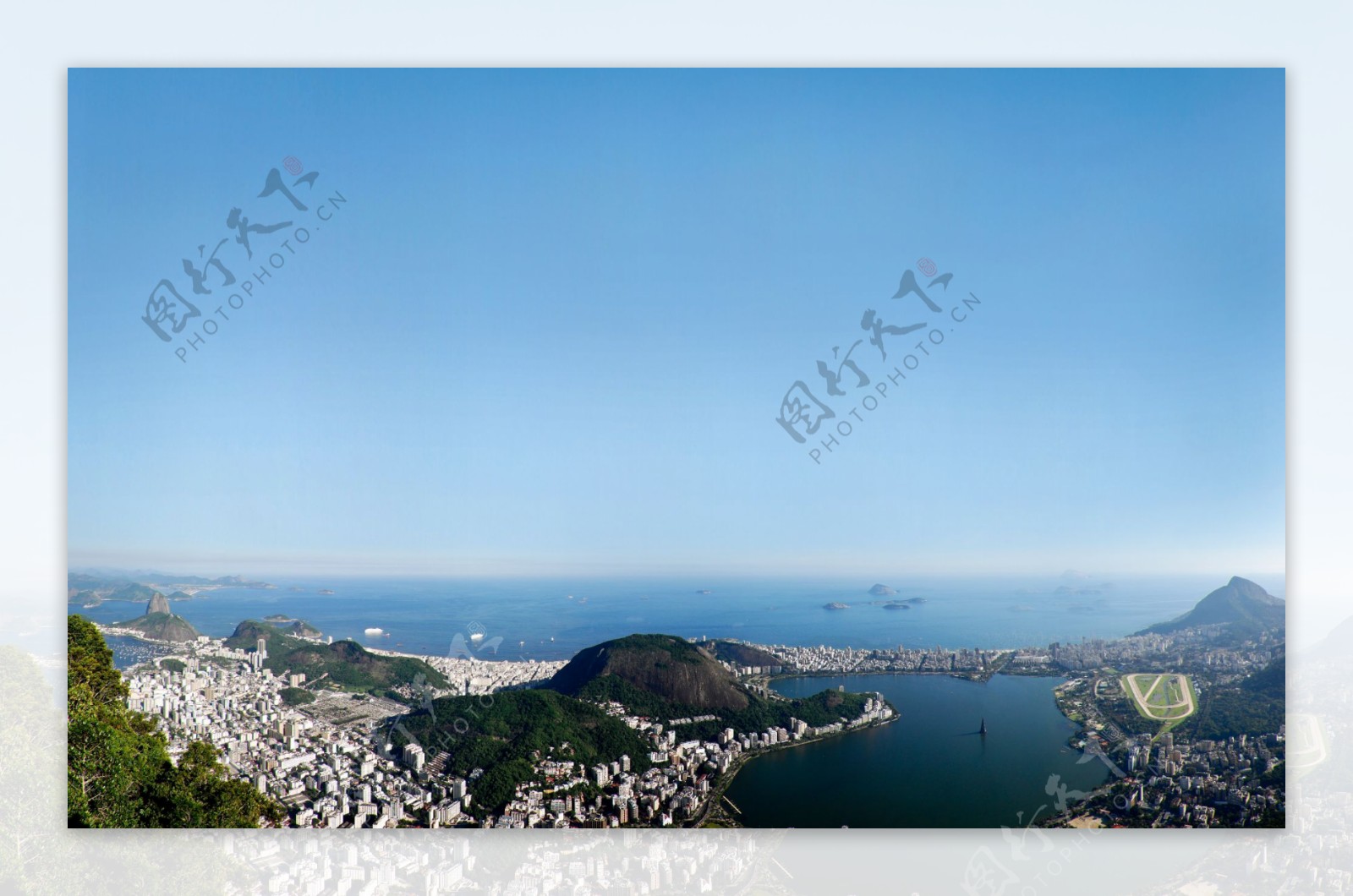 巴西城市全景摄影图片
