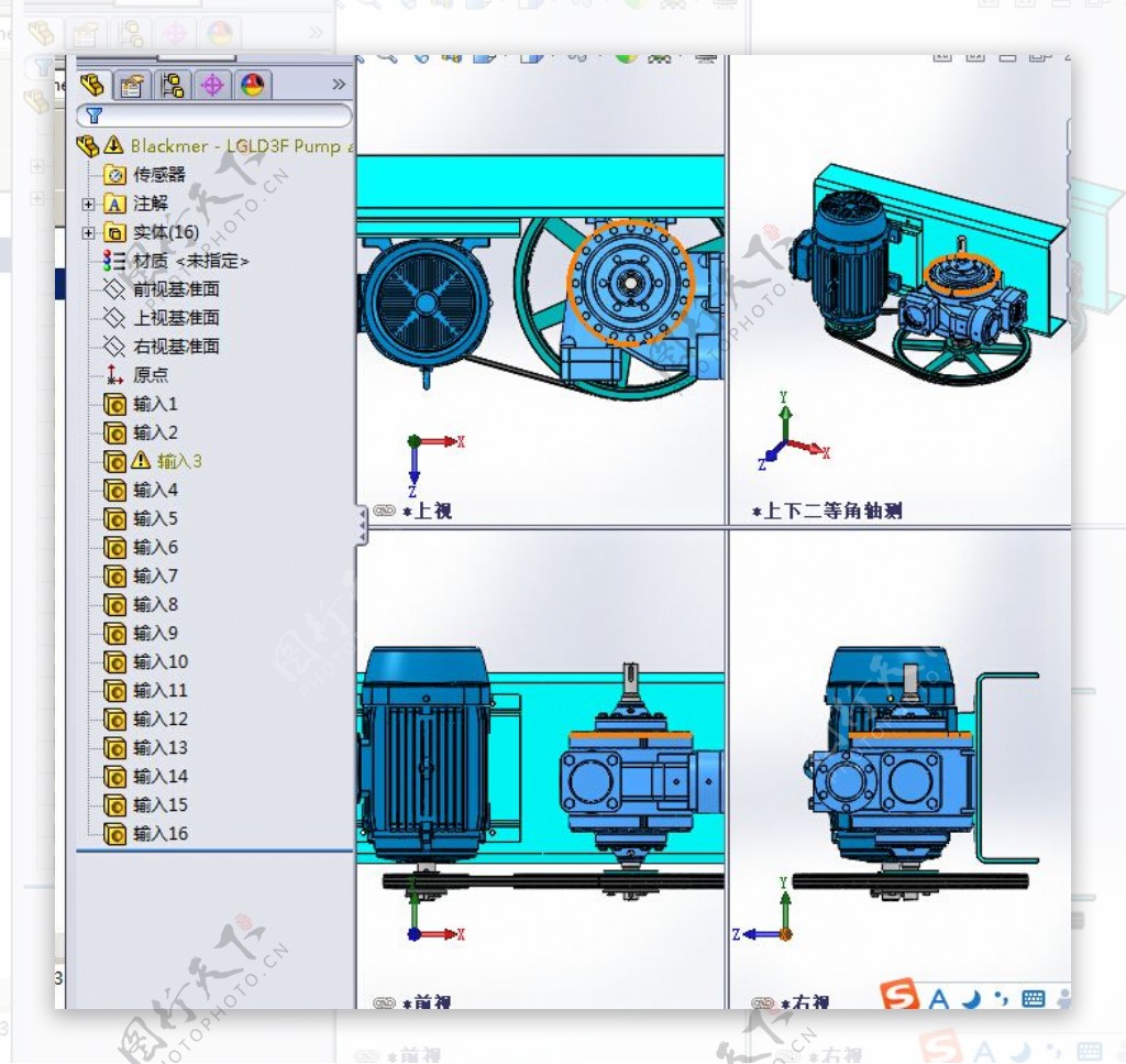 带模型树的挖掘机3D模型