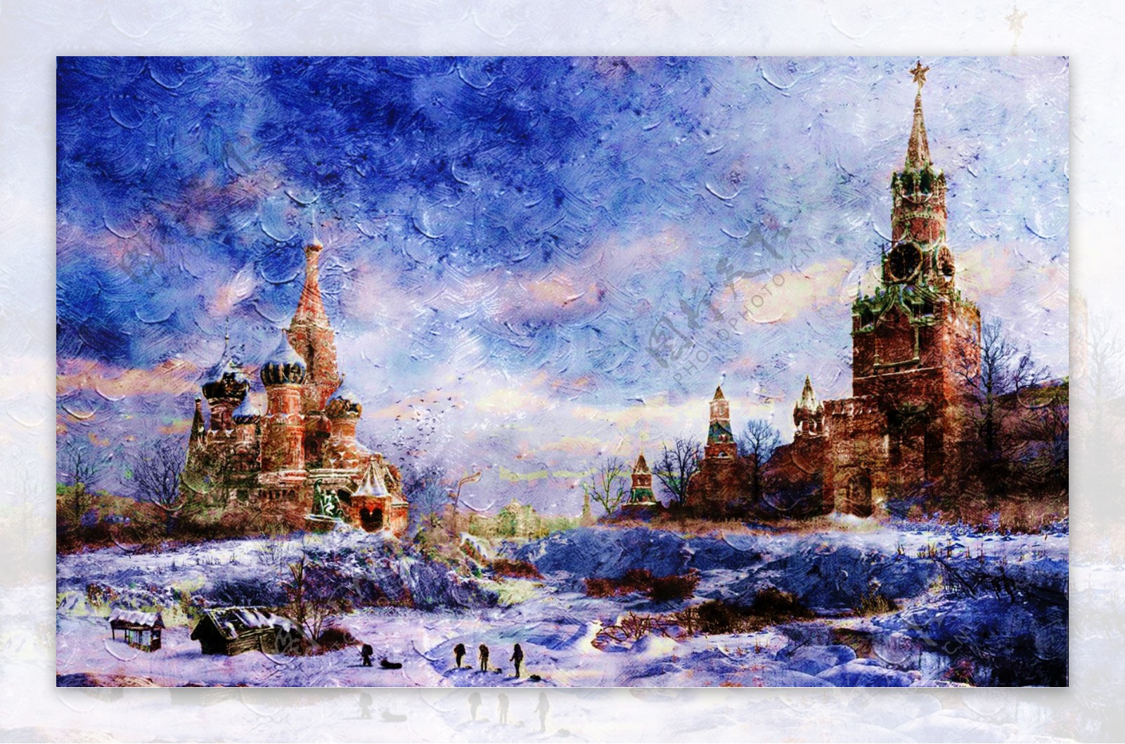 冬天里的城堡