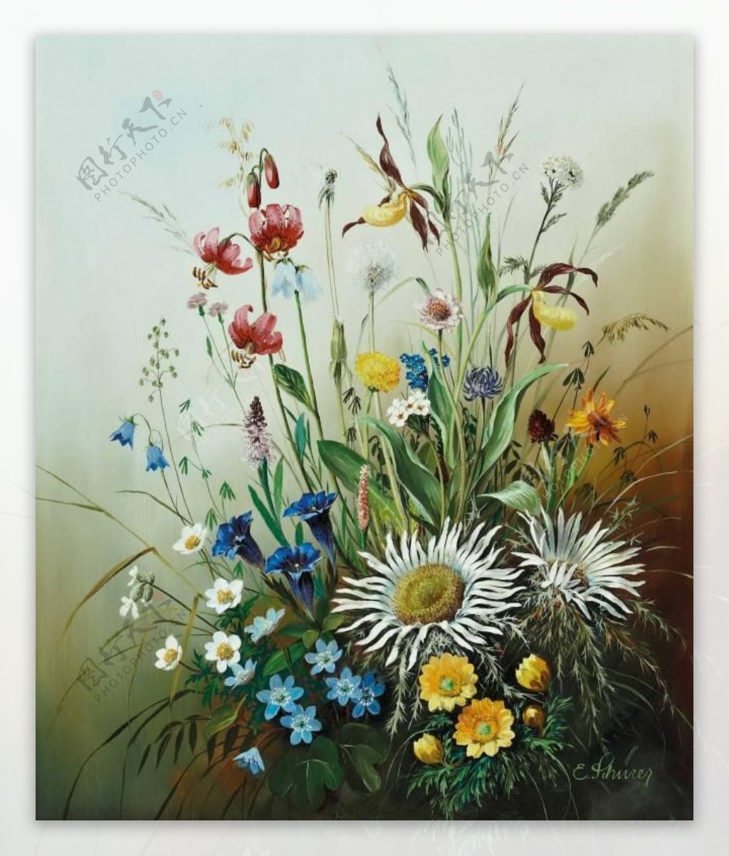 闈欑墿鑺卞崏83160静物花卉油画超写实主义油画静物