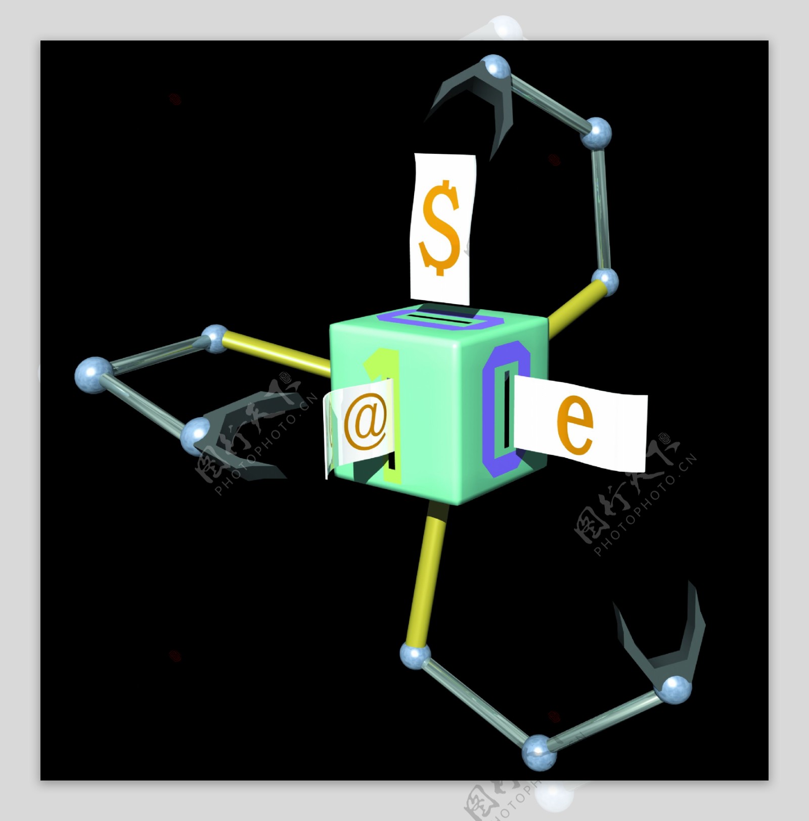 科技电子信息数码技术背景