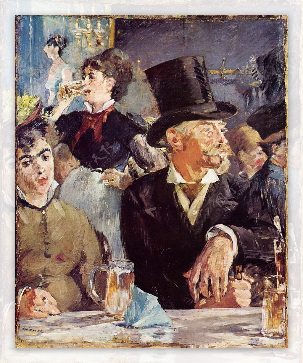 EdouardManet0062法国画家爱德华马奈EdouardManet印象派人物女性风景静物人体油画装饰画