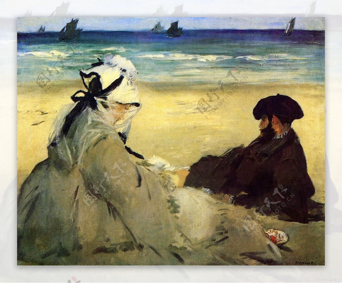 EdouardManet0092法国画家爱德华马奈EdouardManet印象派人物女性风景静物人体油画装饰画