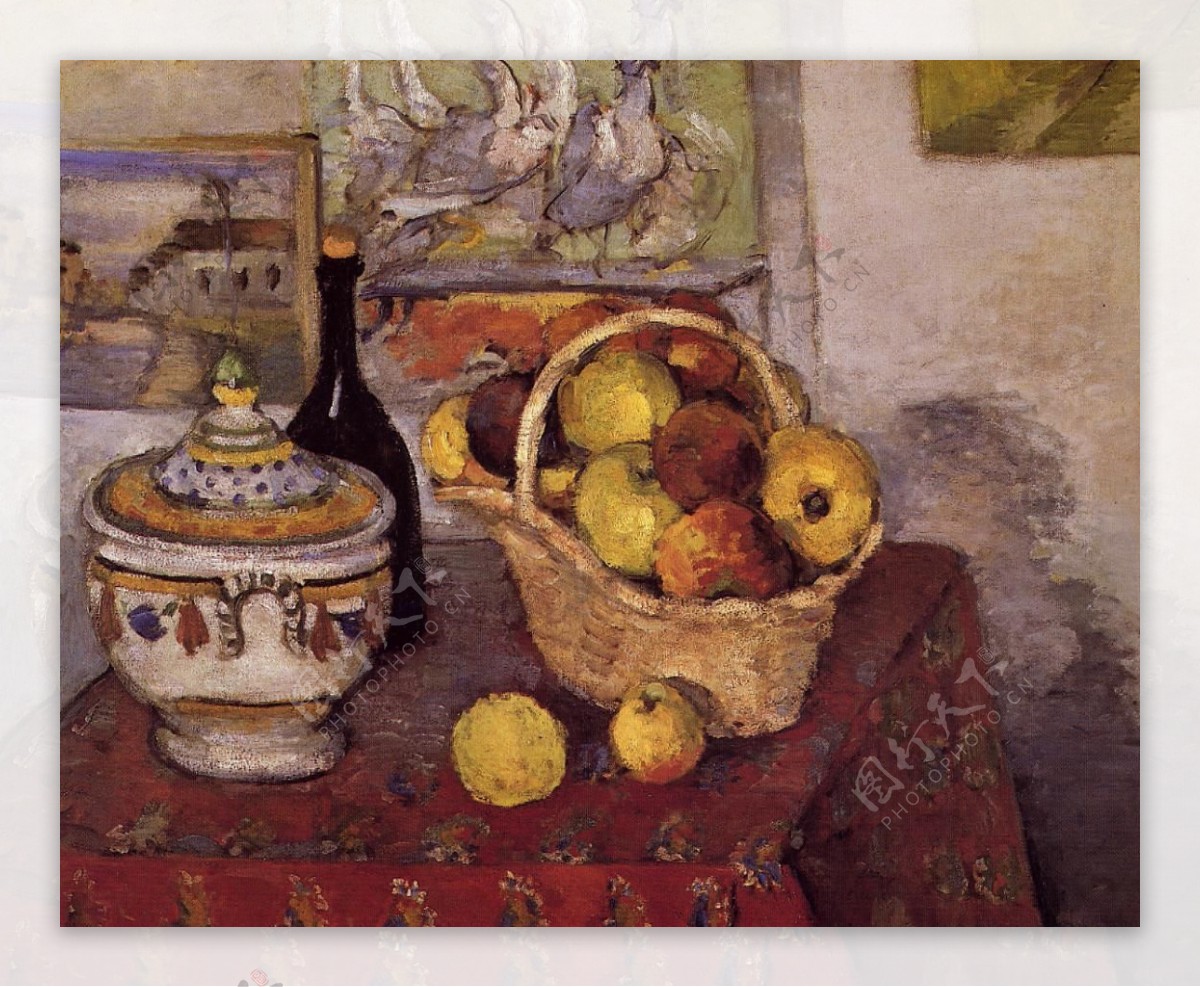PaulCzanne0267法国画家保罗塞尚paulcezanne后印象派新印象派人物风景肖像静物油画装饰画