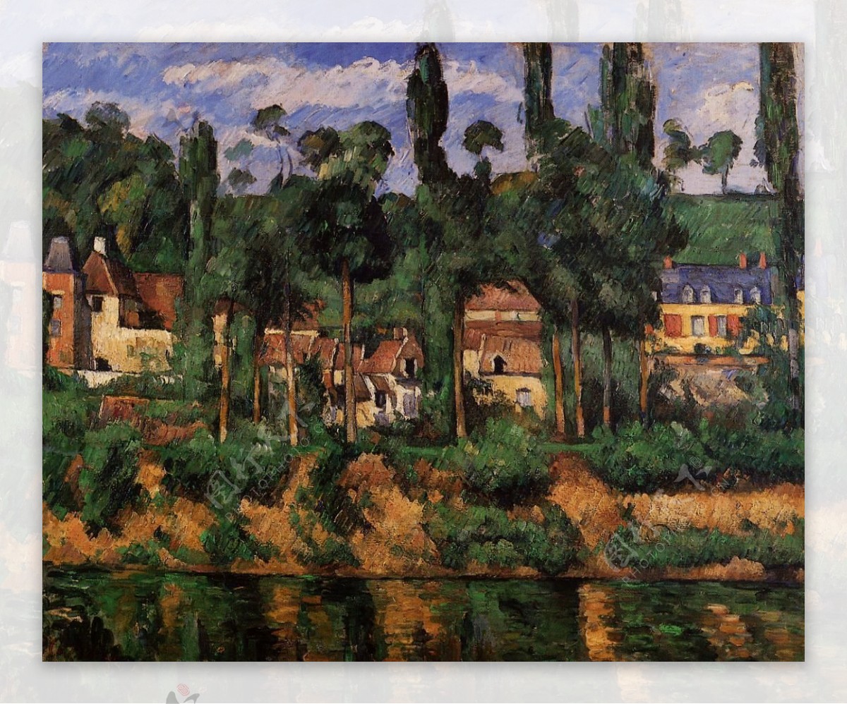 PaulCzanne0203法国画家保罗塞尚paulcezanne后印象派新印象派人物风景肖像静物油画装饰画