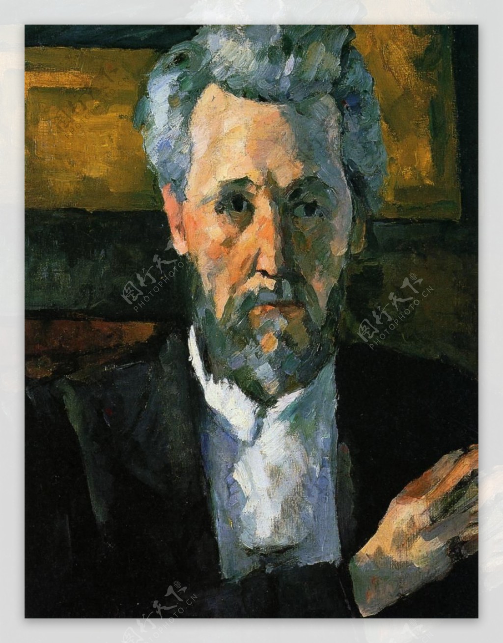 PaulCzanne0176法国画家保罗塞尚paulcezanne后印象派新印象派人物风景肖像静物油画装饰画