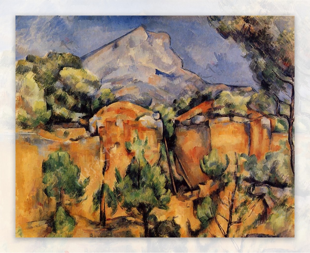 PaulCzanne0119法国画家保罗塞尚paulcezanne后印象派新印象派人物风景肖像静物油画装饰画