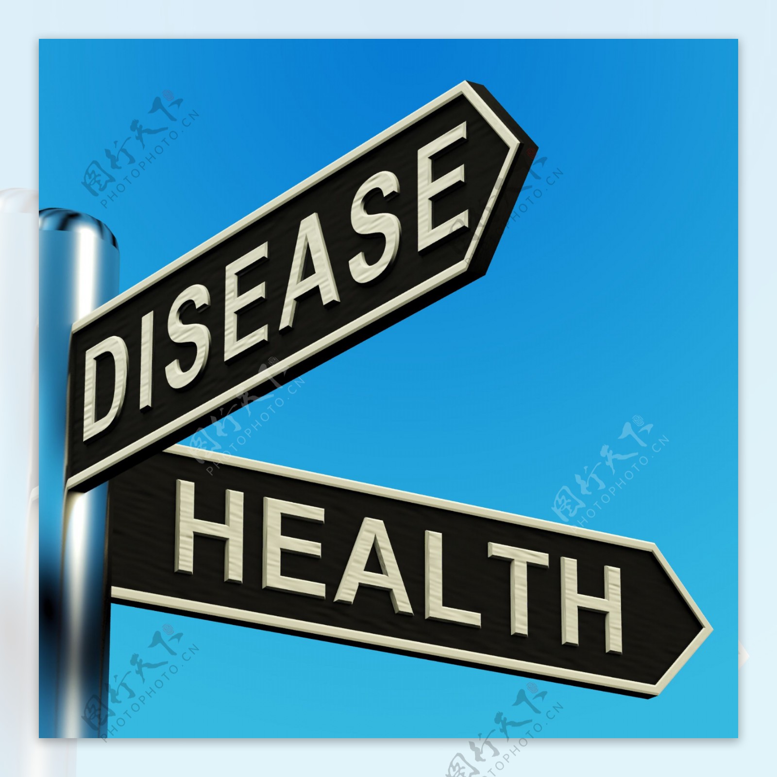 疾病或健康的方向上的一个路标