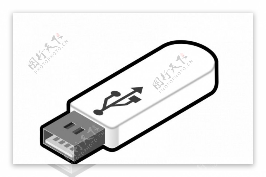 USB拇指驱动器3矢量插画