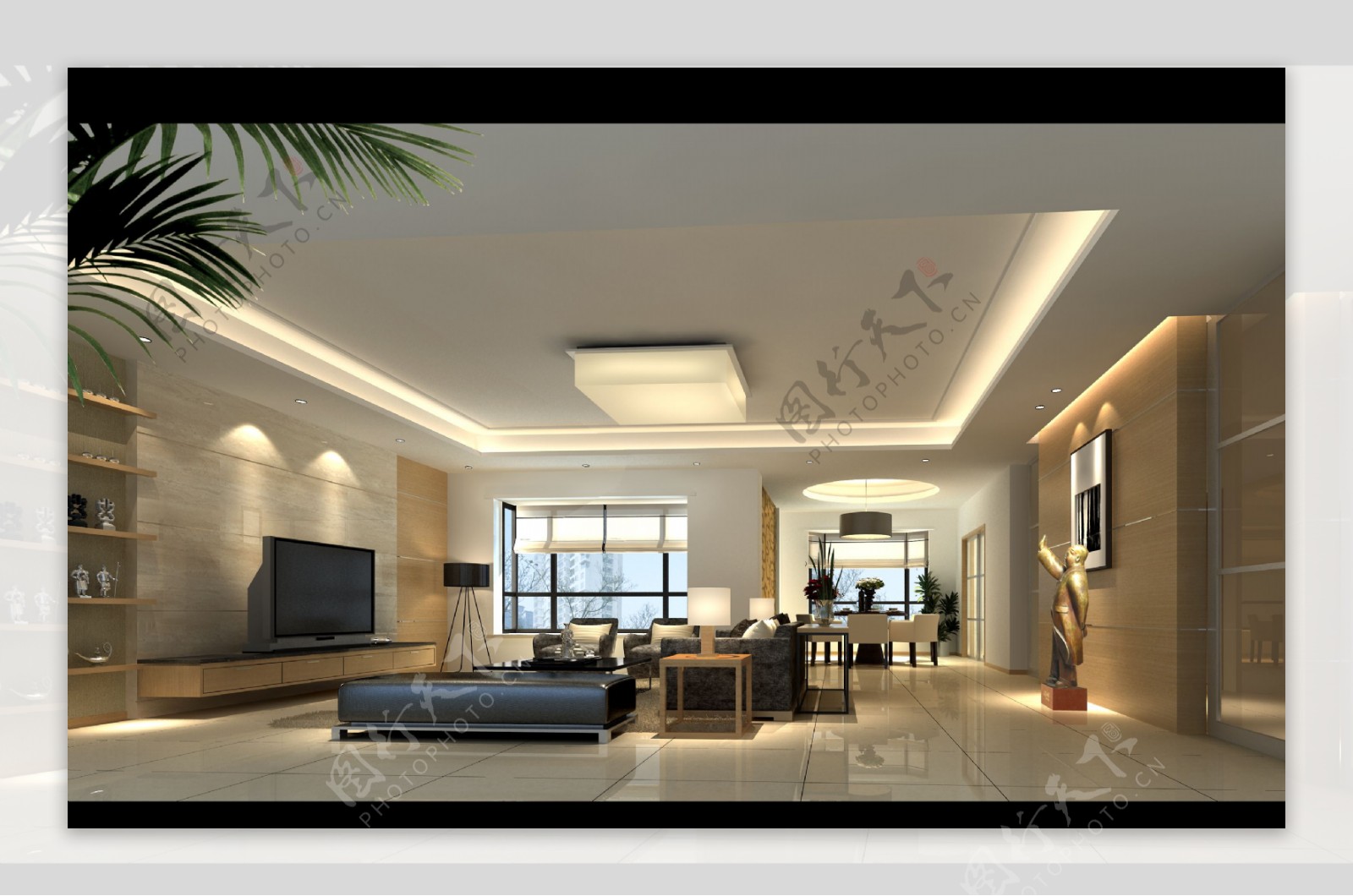 别墅设计豪华客厅设计室内设计效果图图片