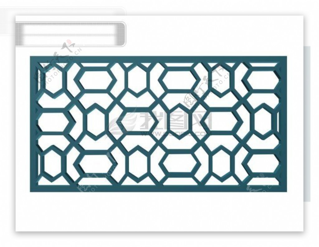 3d古朴造型窗格