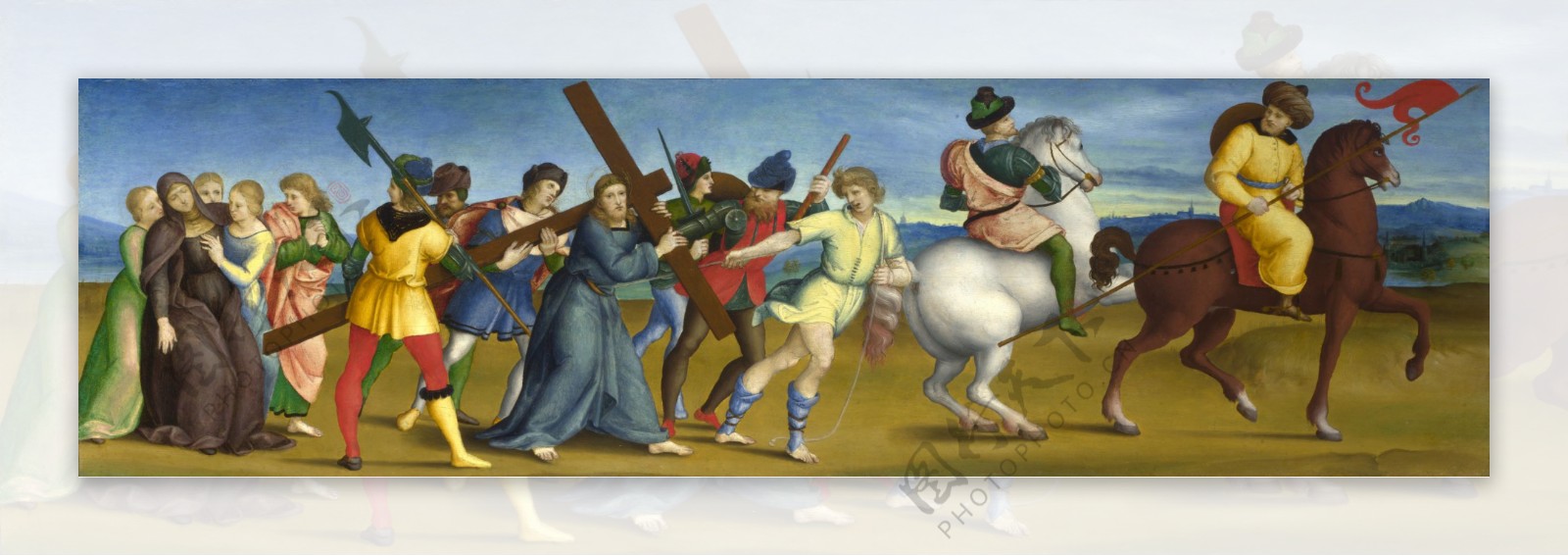RaphaelTheProcessiontoCalvary意大利画家拉斐尔Raphael古典人物油画装饰画