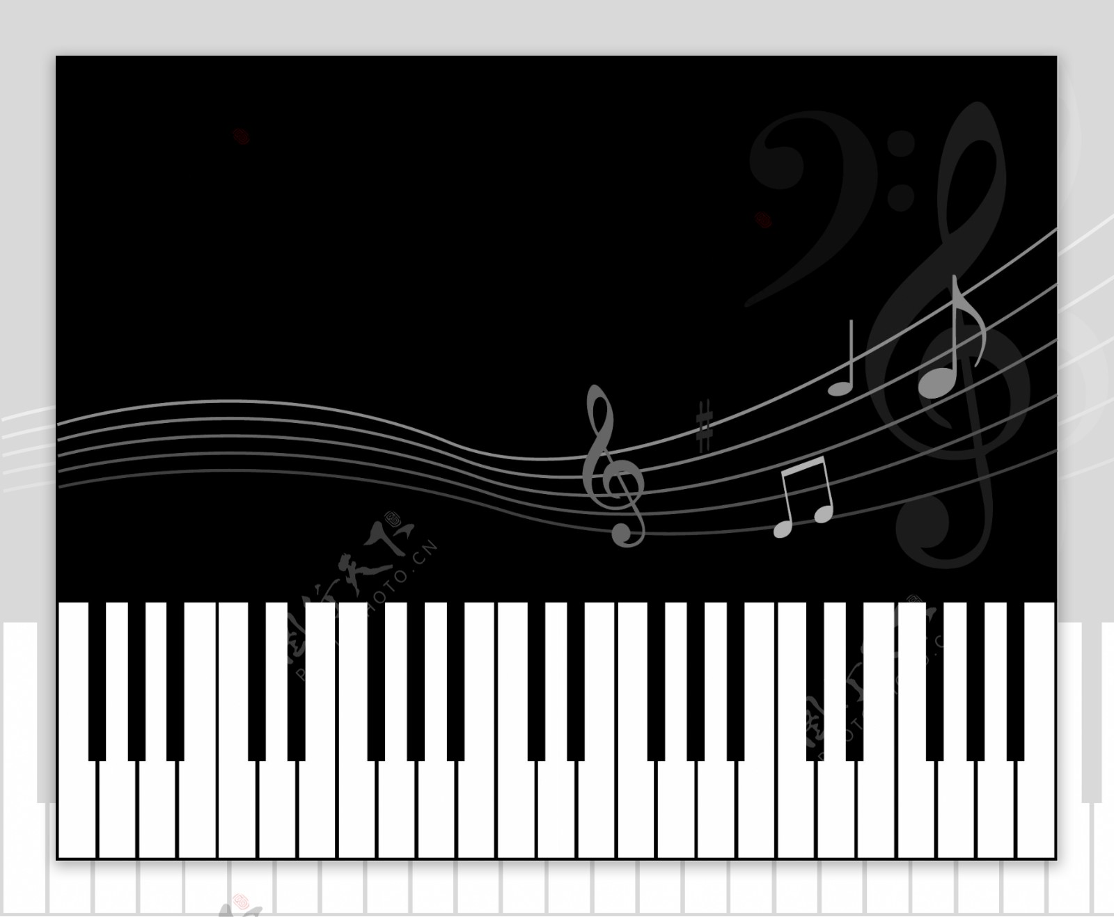 钢琴音乐符号