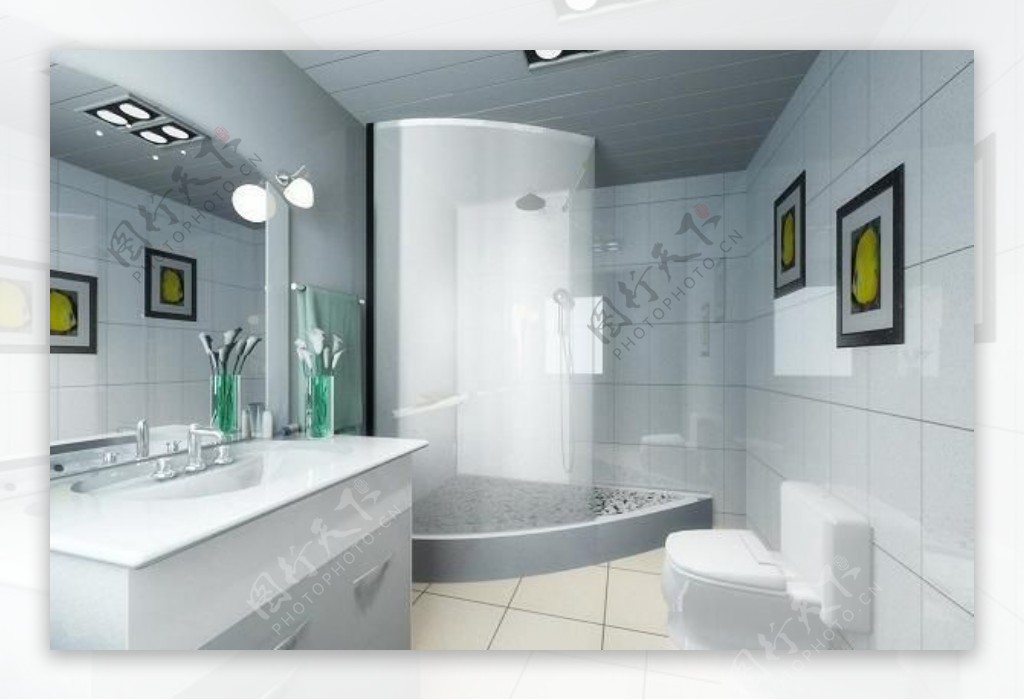 3dmax三维创意设计卫生间图片