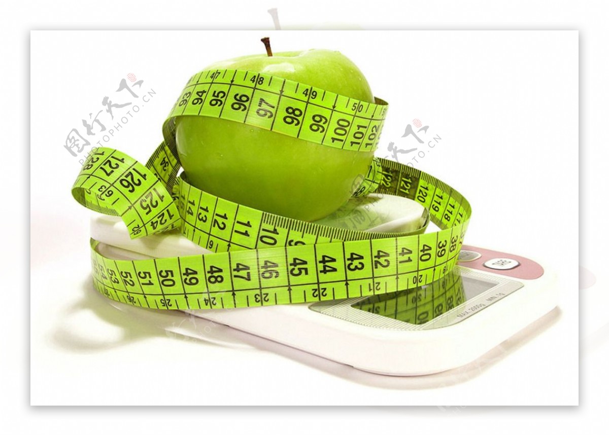 苹果减肥素材