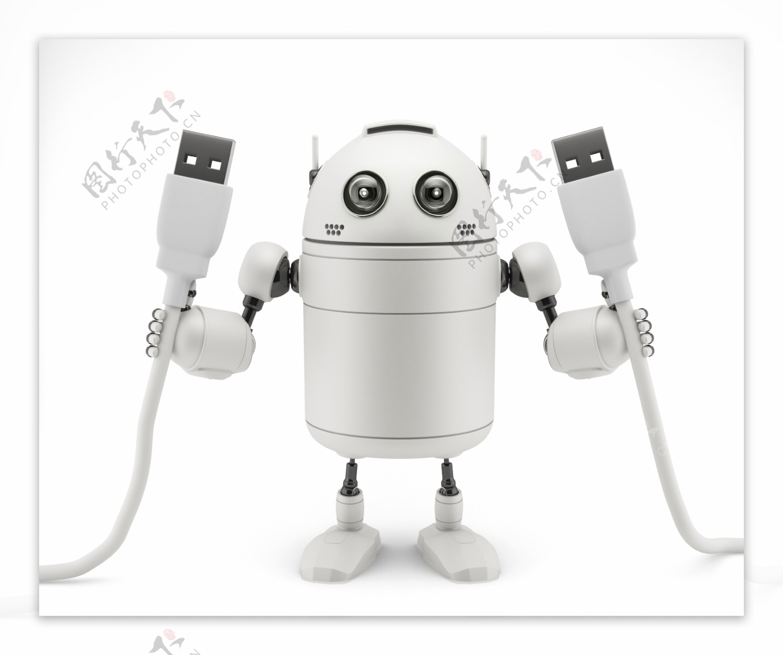 机器人保持一USB电缆