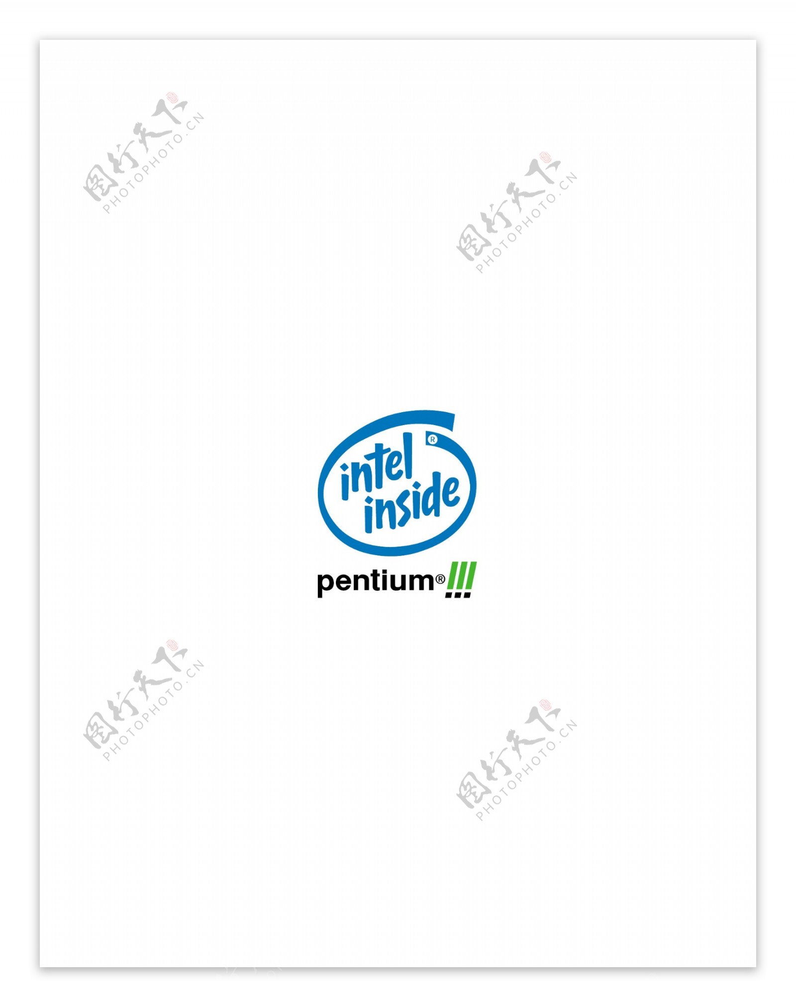 PentiumIIIProcessorlogo设计欣赏软件和硬件公司标志PentiumIIIProcessor下载标志设计欣赏