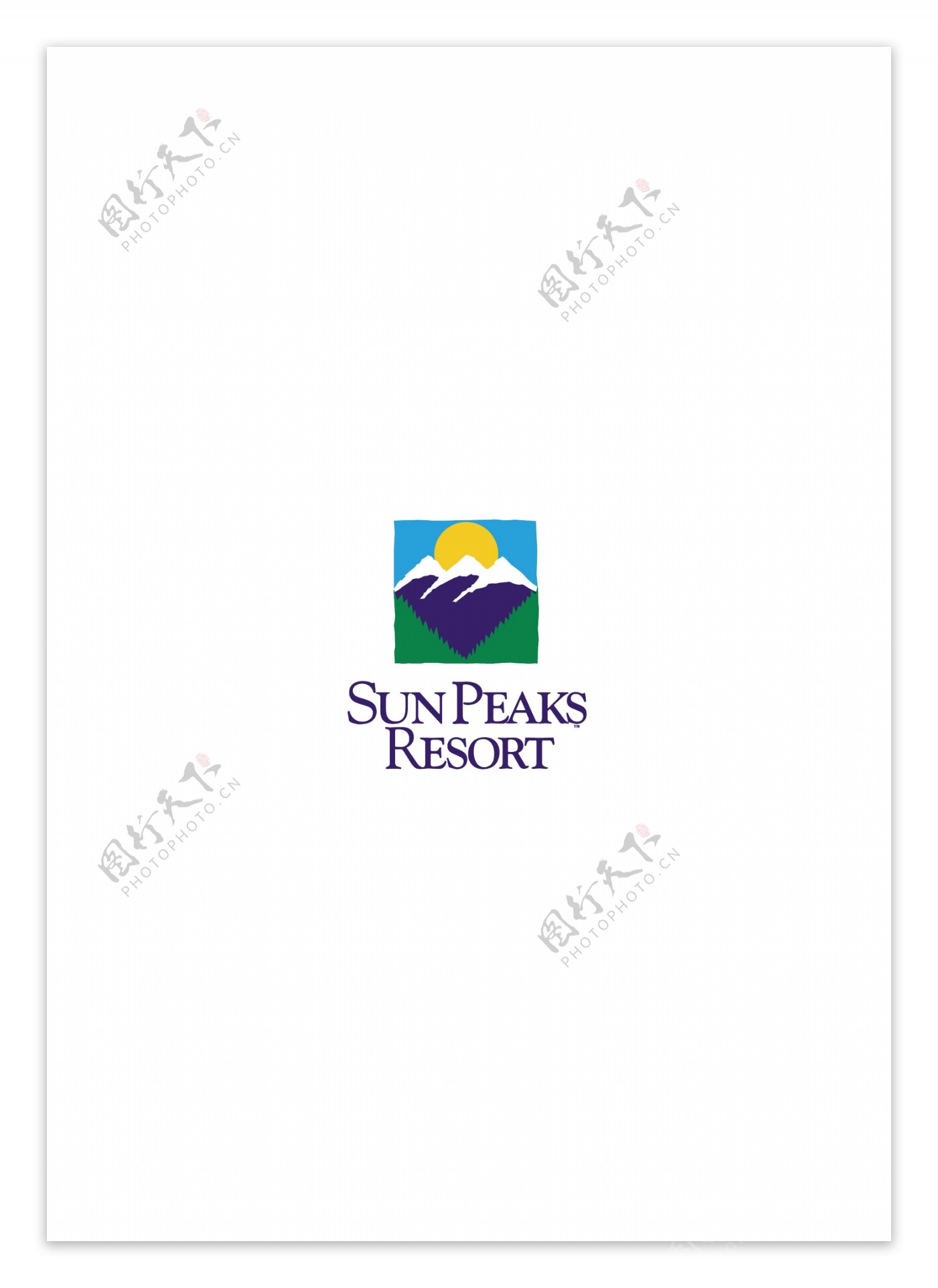 SunPeaksResortlogo设计欣赏SunPeaksResort大饭店标志下载标志设计欣赏