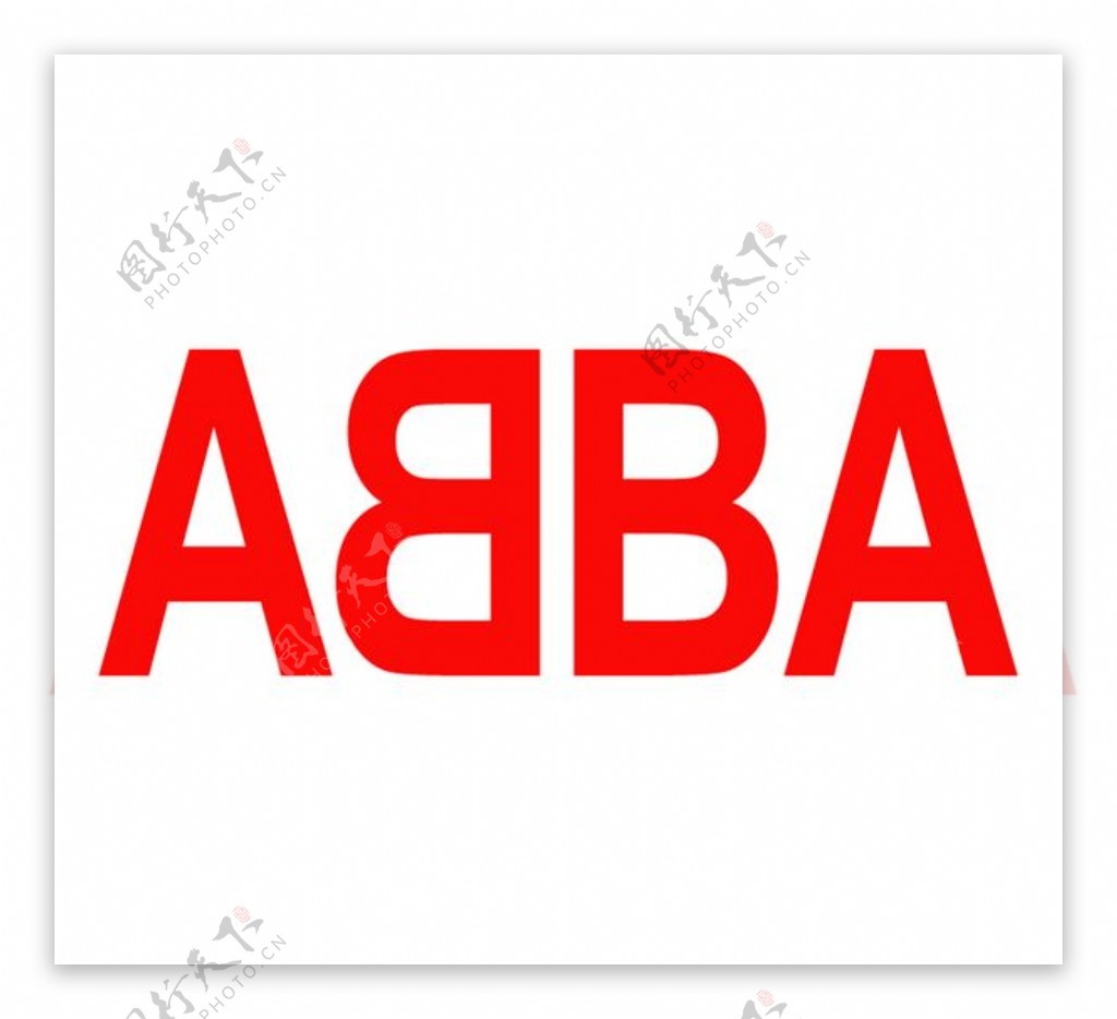 ABBAlogo设计欣赏ABBA唱片公司标志下载标志设计欣赏