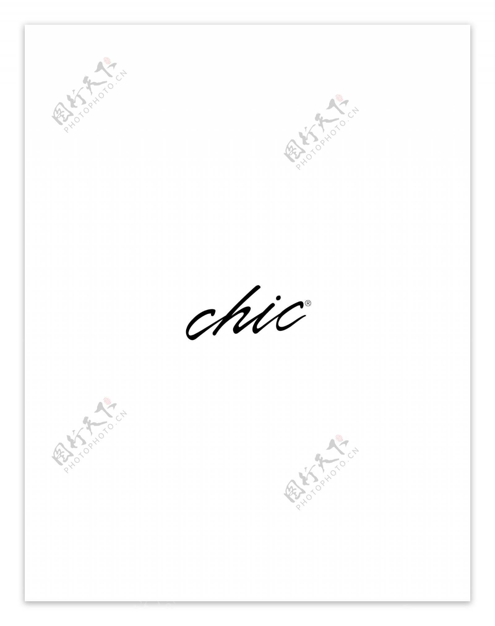Chiclogo设计欣赏Chic服饰品牌标志下载标志设计欣赏