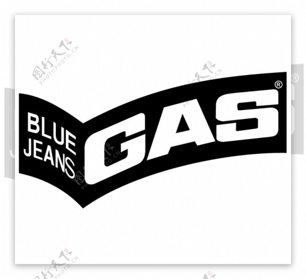 GasBlueJeanslogo设计欣赏GasBlueJeans名牌服装标志下载标志设计欣赏