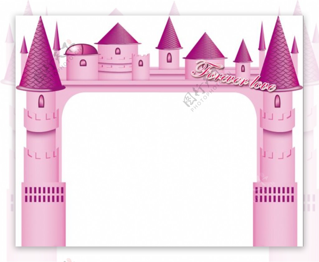 粉红色的城堡