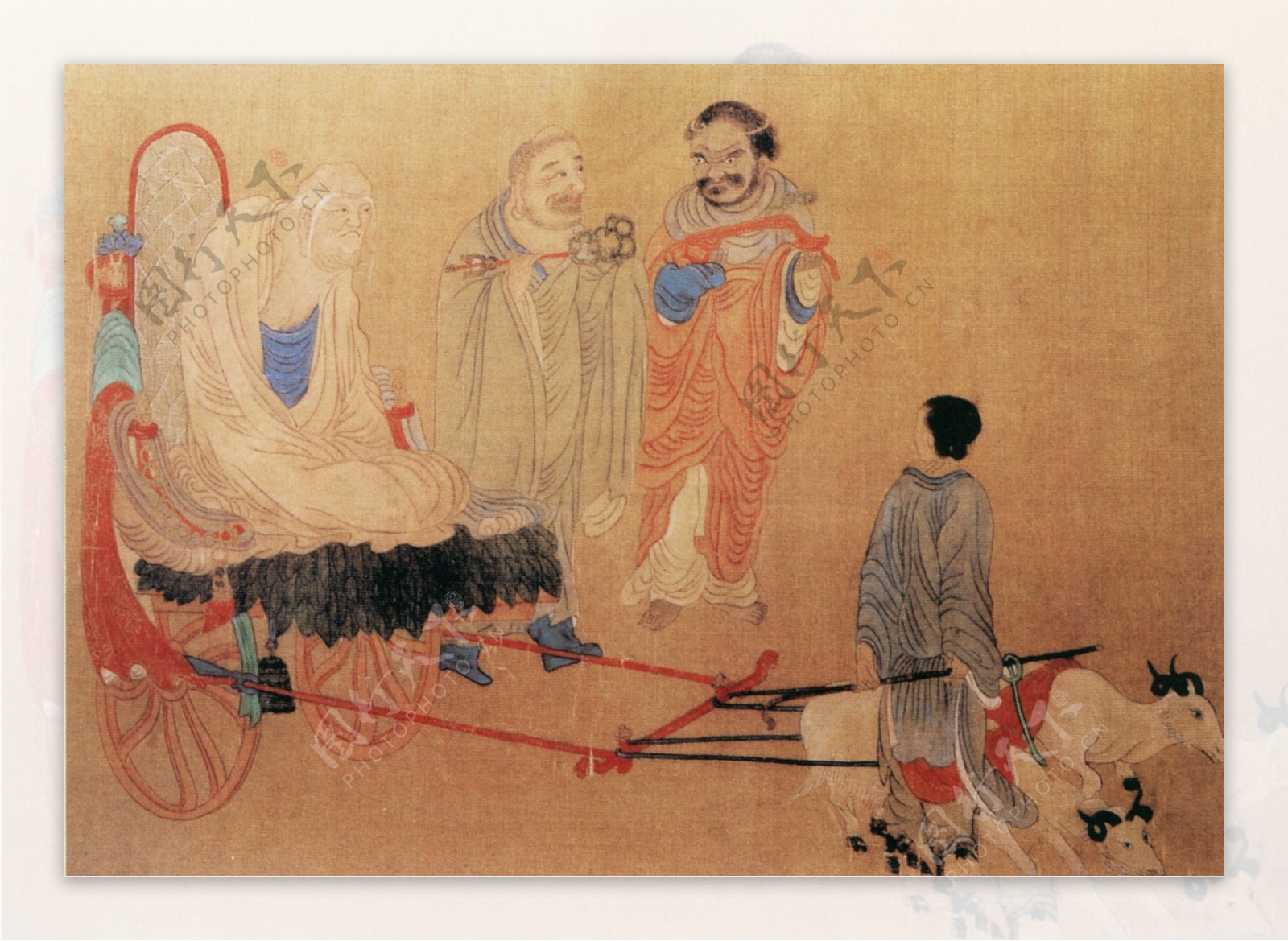 明朝古代人物民间人物人物壁画中国文化人物画像中国风中华艺术绘画