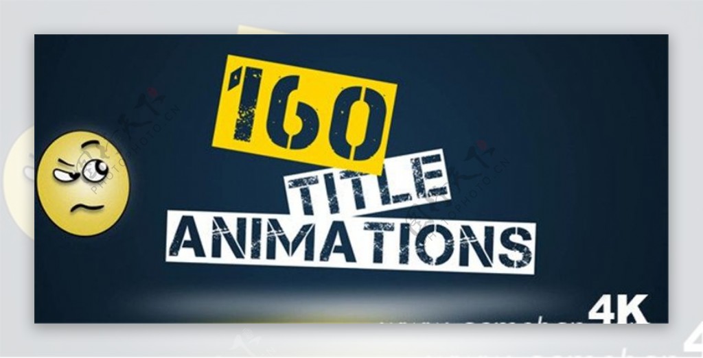 160组文字动画标题展示模板