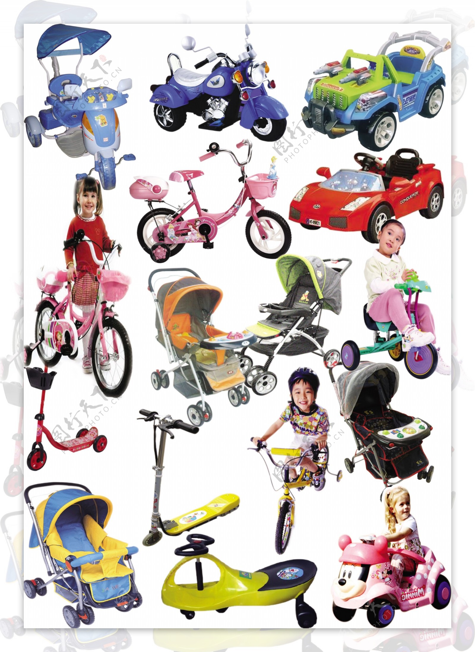 儿童三轮车前篮后筐2-6岁儿童脚踏车童车自行车厂家批发-阿里巴巴