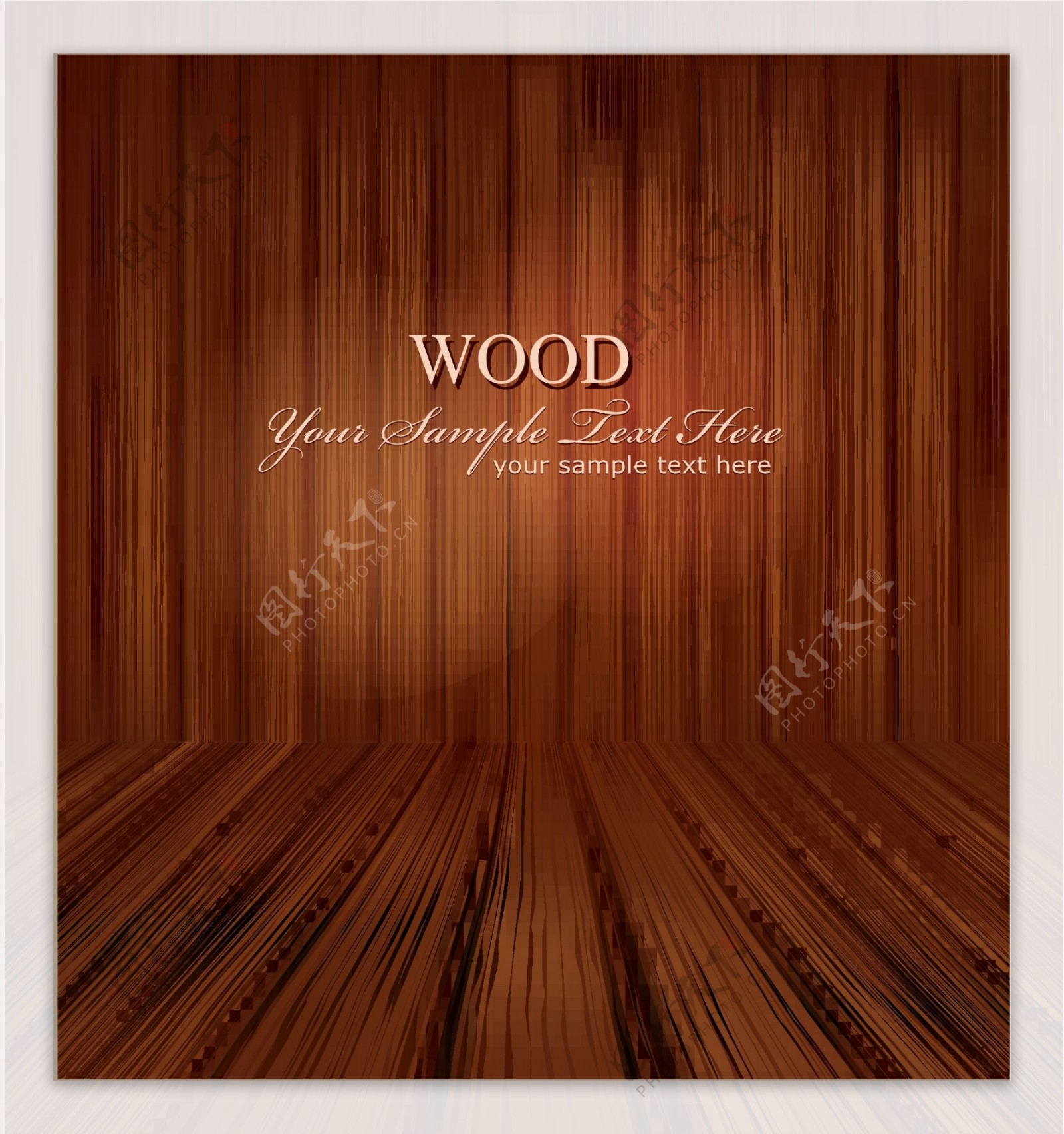 木纹木板矢量素材图片