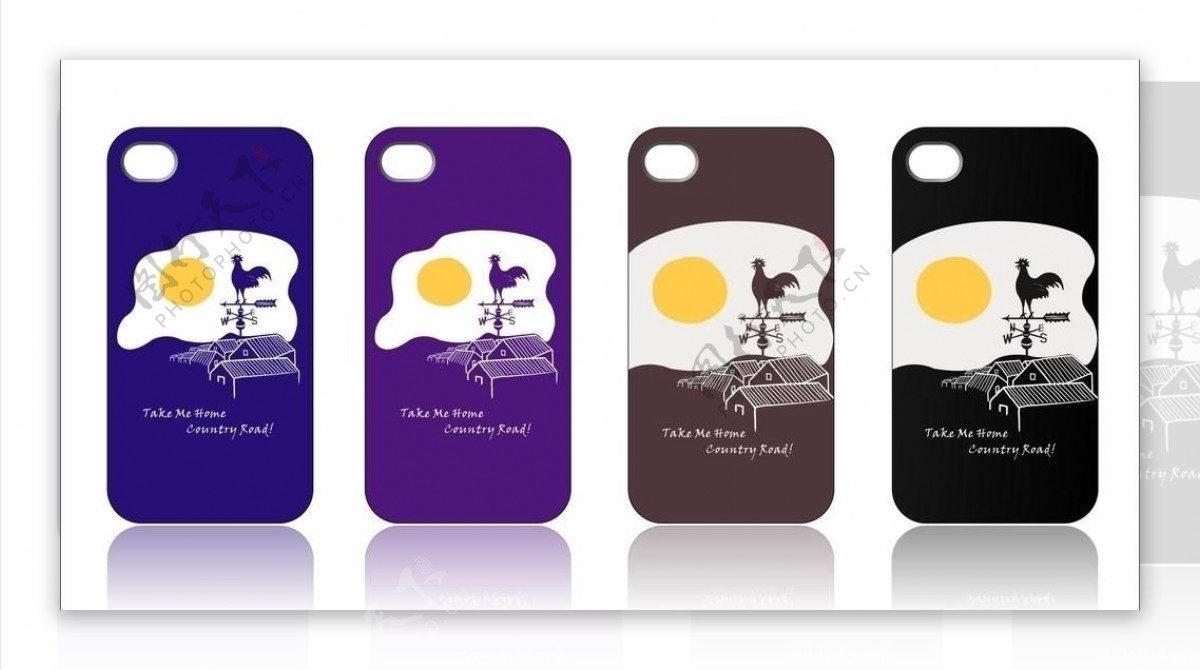 苹果4s手机保护壳创意设计图片