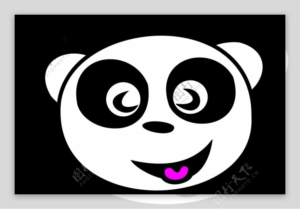 快乐熊猫脸