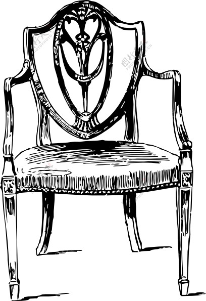 古董家具椅子剪贴画