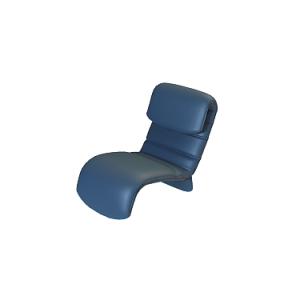 3D休闲椅模型