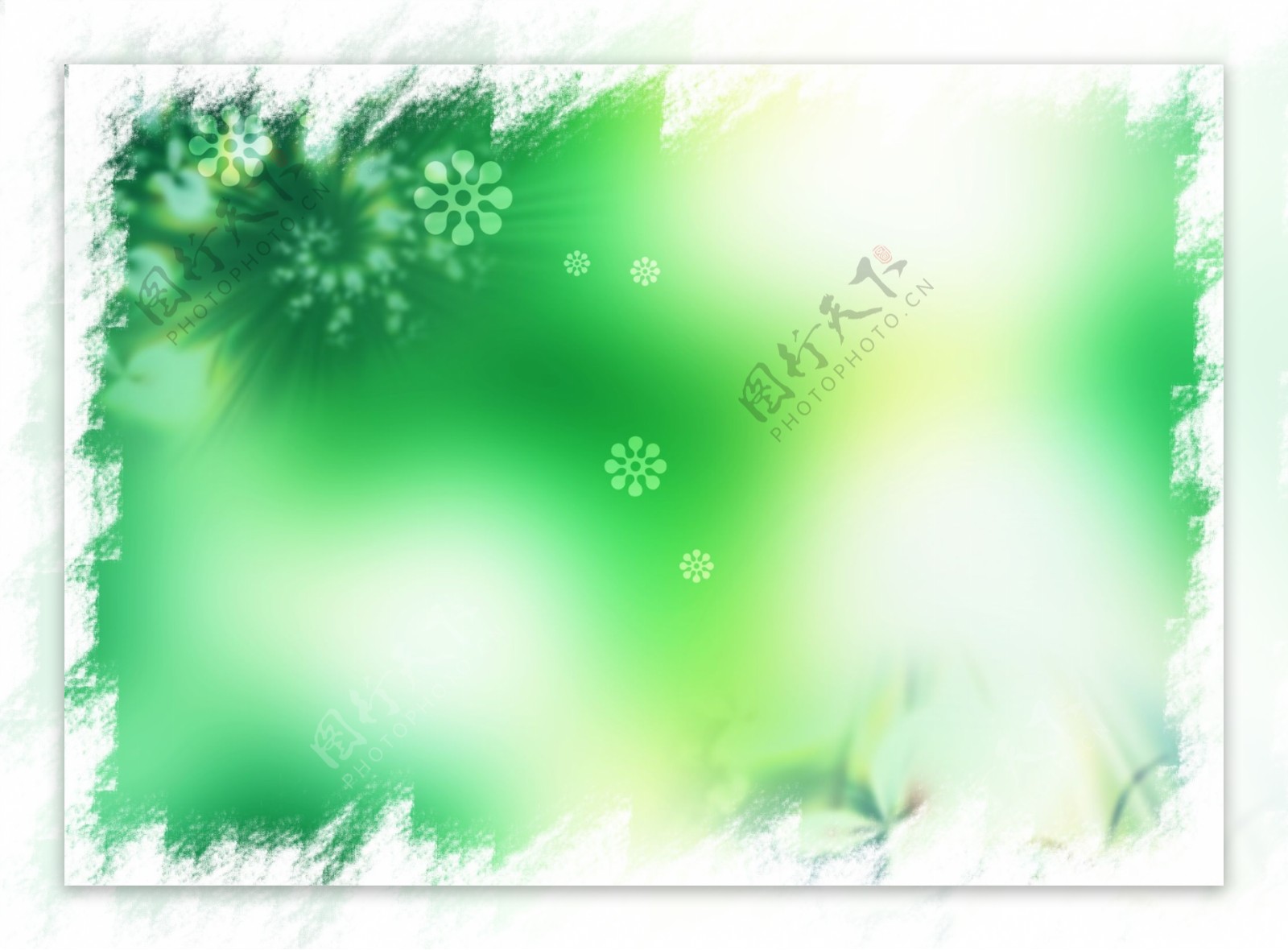 绿色婚庆背景模板图片