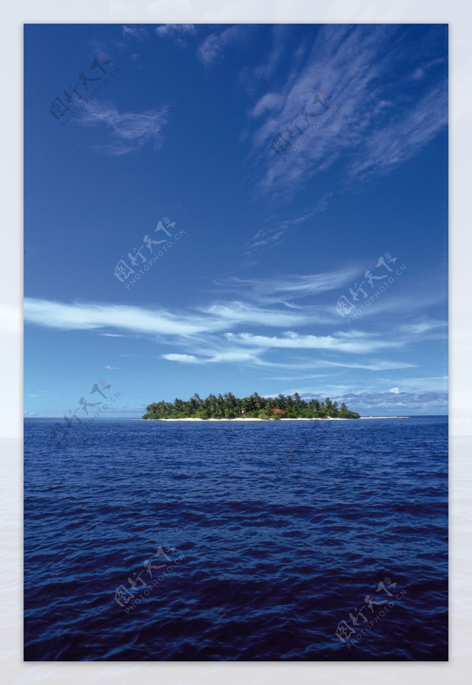 旅游风光风景海边大自然海滩天空海域海岛广告素材大辞典