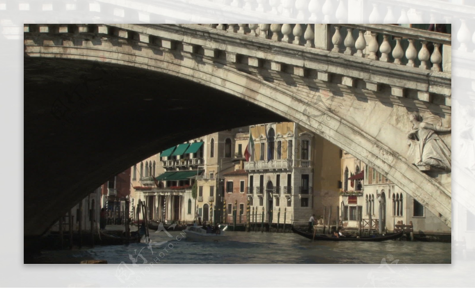 威尼斯桥下股票的录像视频免费下载